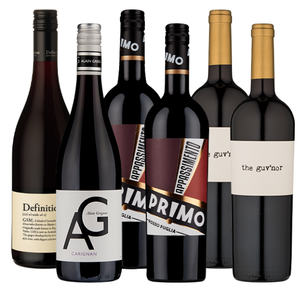 big rich red selection 6 wine case 7003391