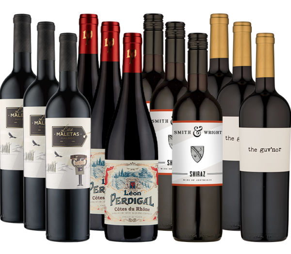 christmas classics 12 red wine case 7003383