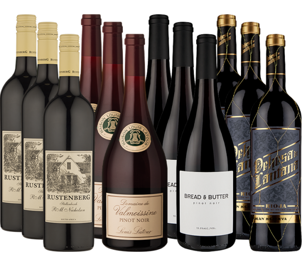 christmas luxury 12 red wine case 7003385