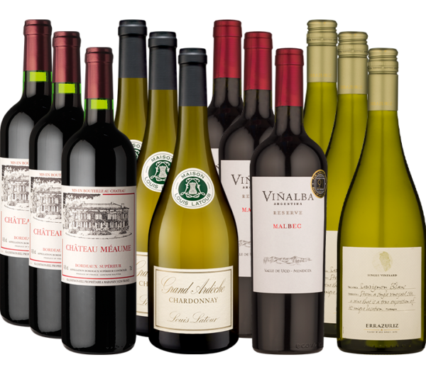 christmas premium selection 12 mixed wine case 7003377
