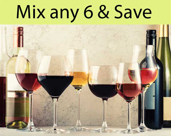 Mix any 6 wines and save!