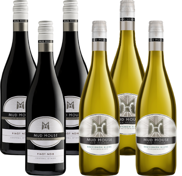 mud house 6 bottle mixed wine case 7003412
