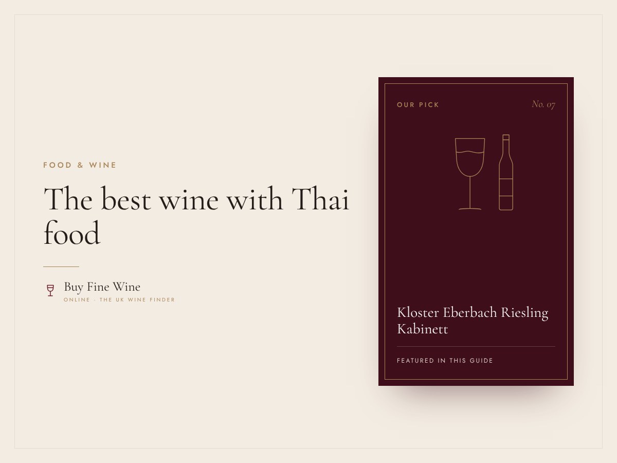 The best wine with Thai food: what really works with heat and spice 5 The best wine with Thai food: what really works with heat and spice