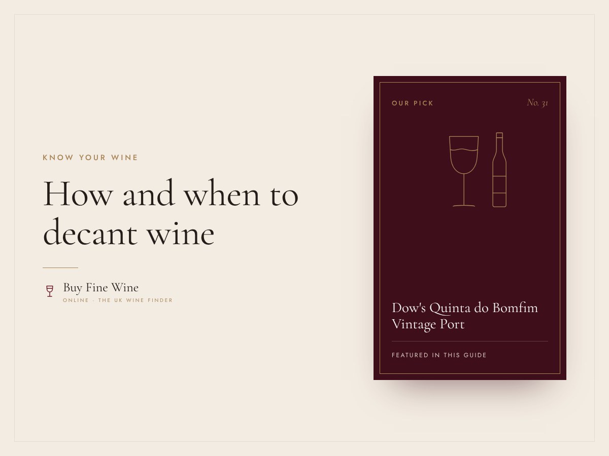 How and when to decant wine (and when not to bother) 4 How and when to decant wine (and when not to bother)