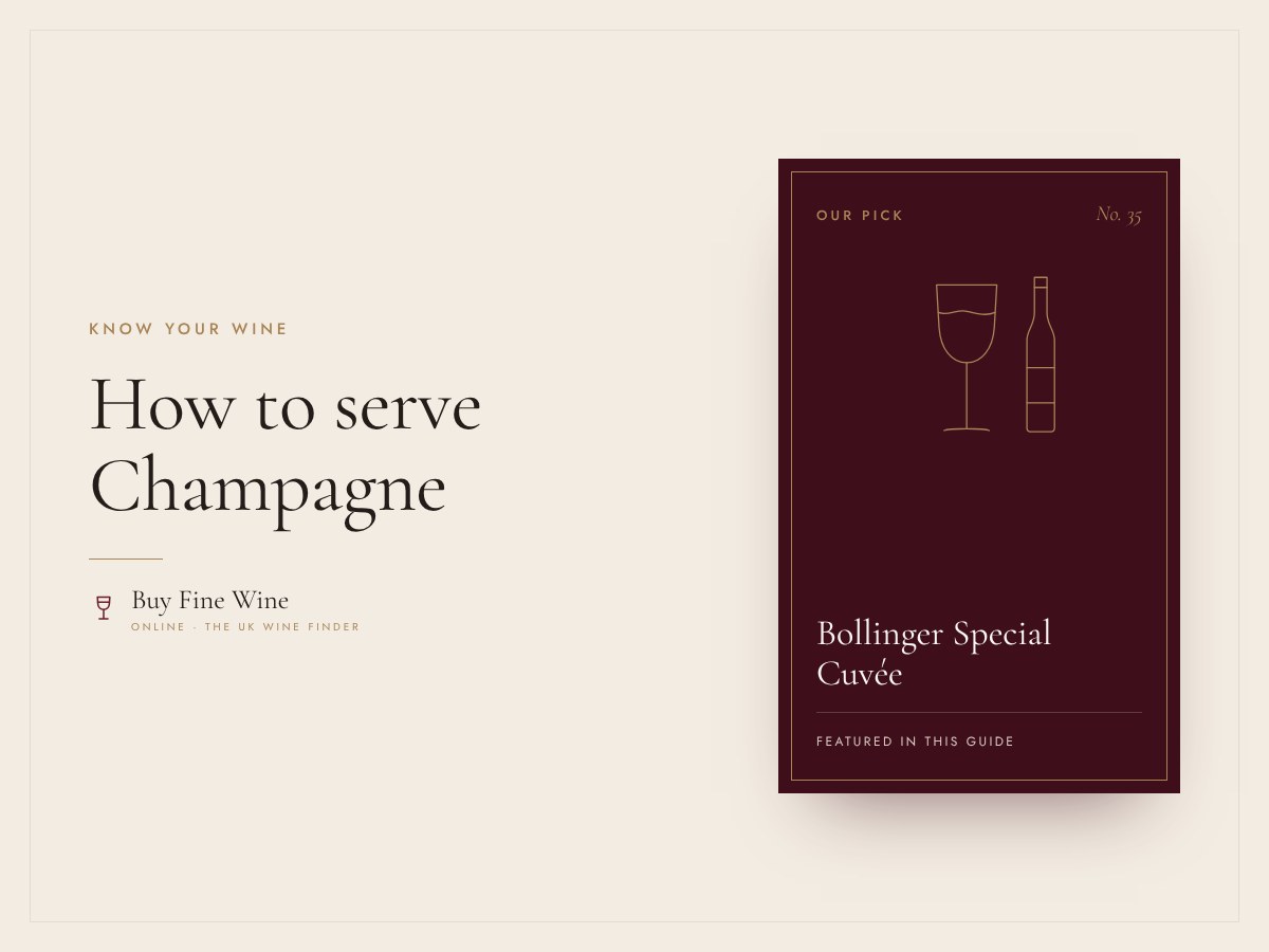 How to serve Champagne: chilling, opening, pouring and glasses 3 How to serve Champagne: chilling, opening, pouring and glasses