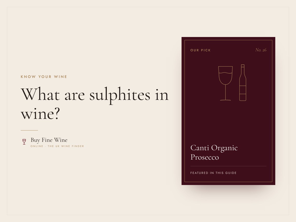 What are sulphites in wine? The facts behind "contains sulphites" 10 What are sulphites in wine? The facts behind “contains sulphites”